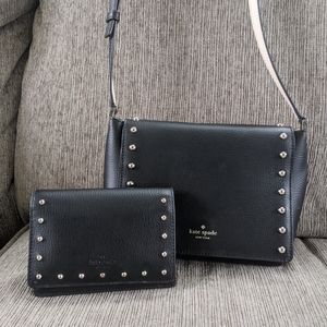 Kate Spade Avva Studded Crossbody AND Wallet